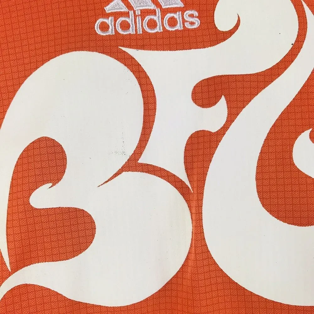 Adidas Mens S Soccer Jersey Orange White‎ Climalite Graphic